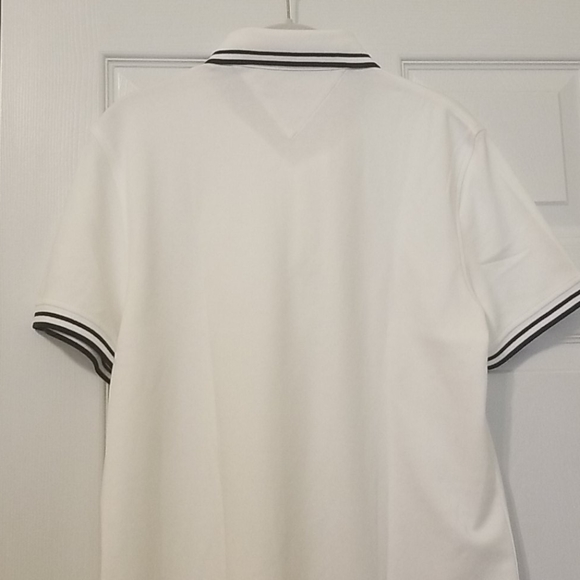 21. TOMMY HILFIGER-Unisex White Polo Shirt- Brand New - Picture 7 of 11